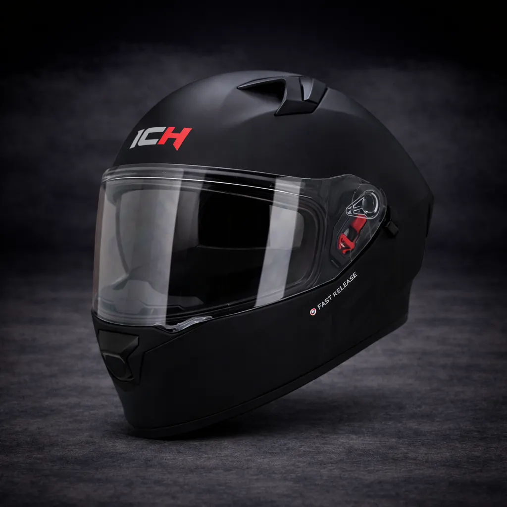 ICH - CASCO REGALIA NEGRO MATE TALLA L