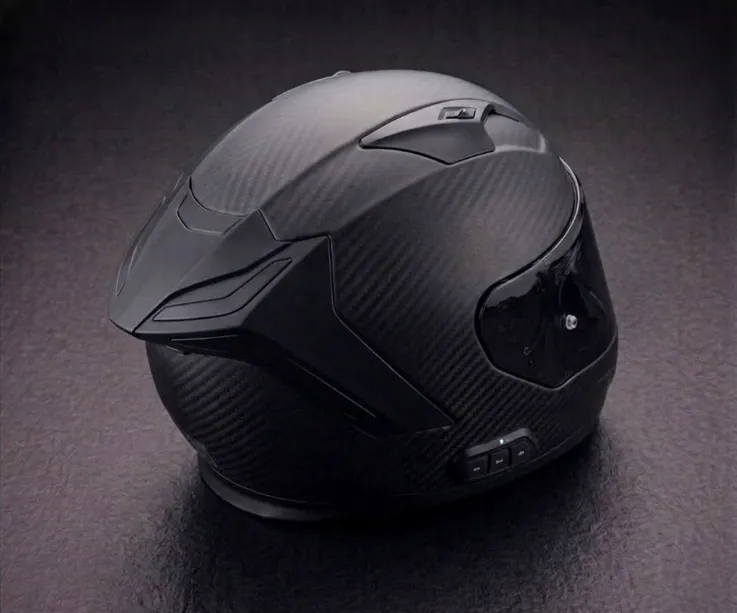 LS2 - CASCO LED SPOILER AIREDE BLUETOOTH - NEGRO M