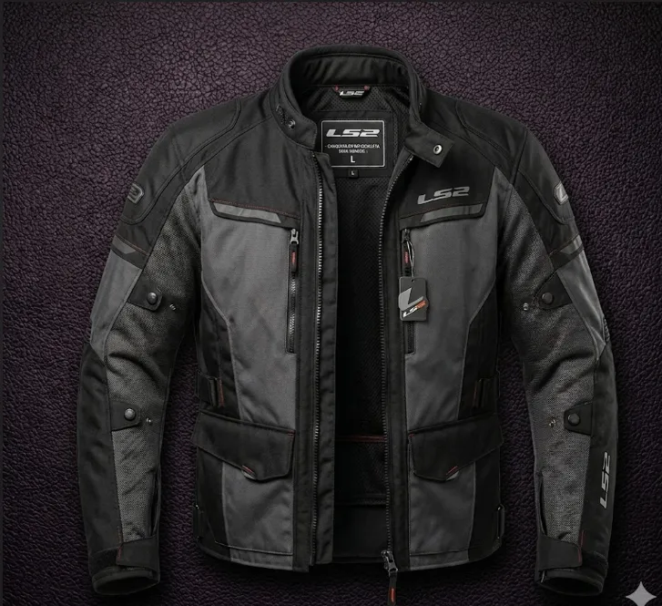 LS2 - CHAQUETA DE MOTOCICLETA PARA HOMBRE - L