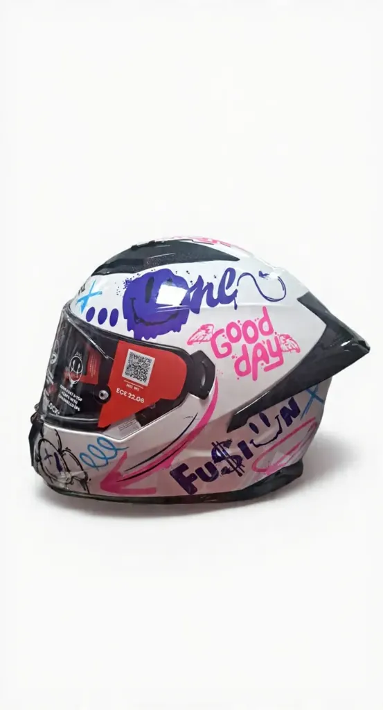 CASCO LS2 - BLANCO ROSA-M-VERY GOOD
