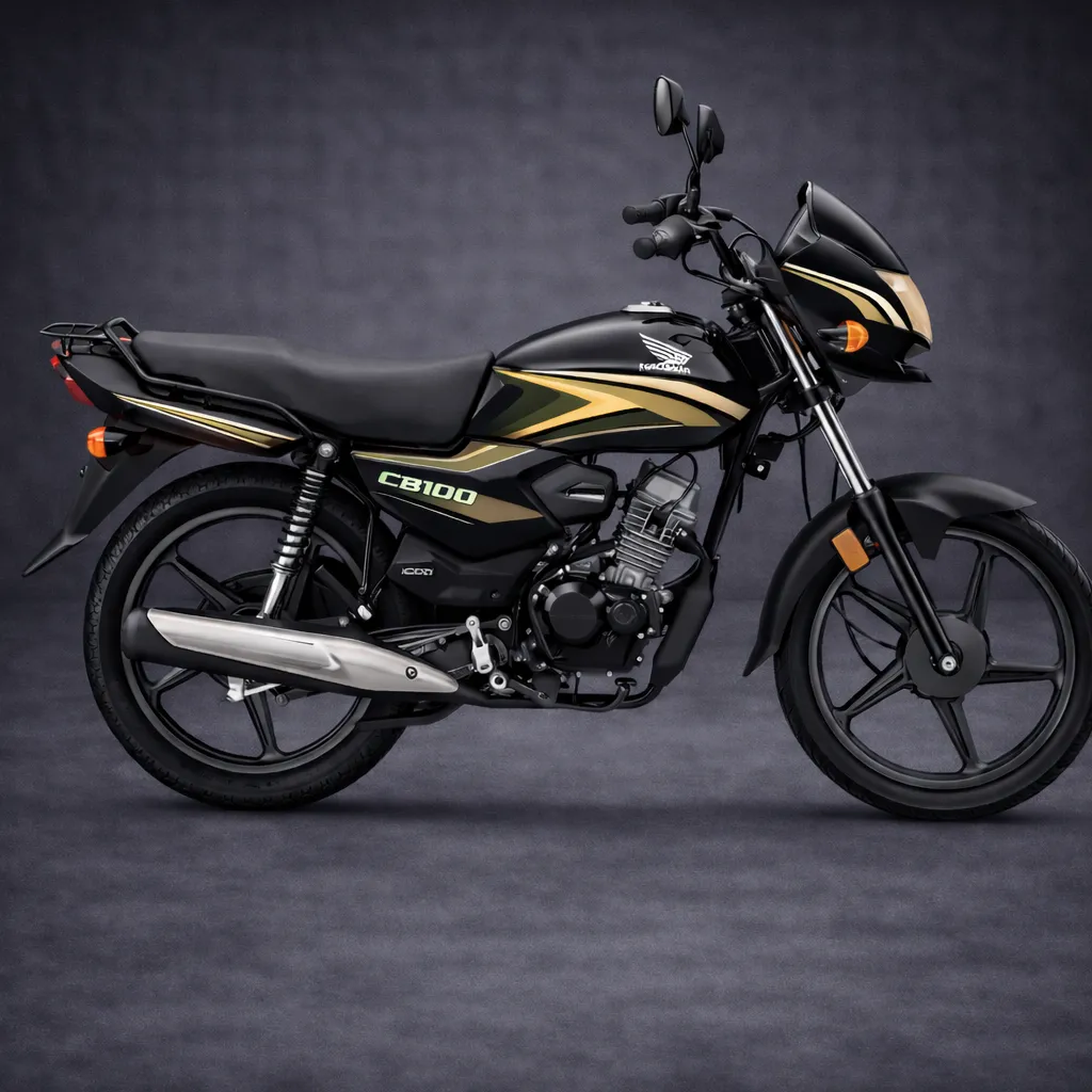 HONDA - CB100 2025 - NEGRO/DORADO