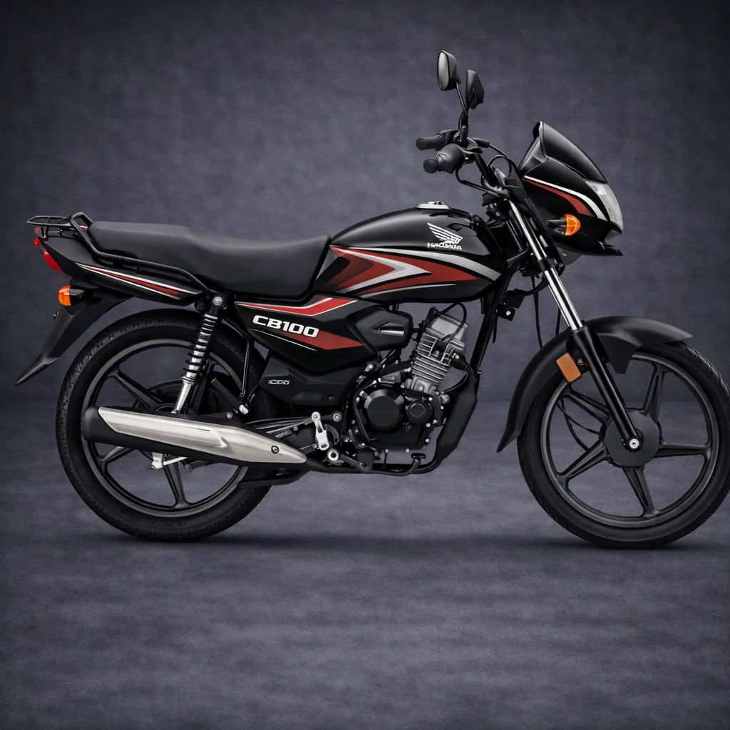 HONDA - CB100 2025 - NEGRO/ROJO