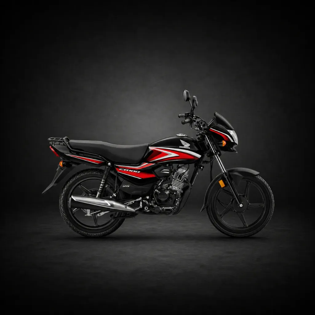 HONDA - CB100 2025 - NEGRO/ROJO